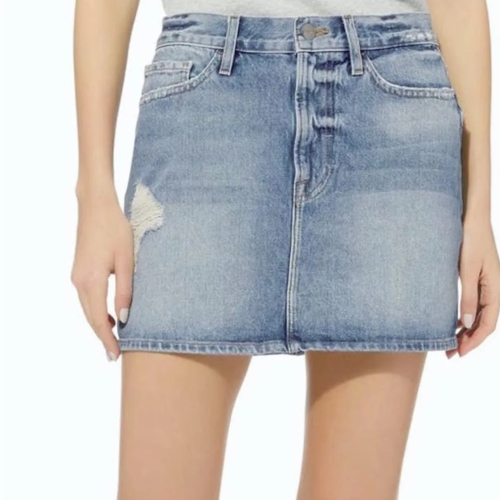 Frame Denim Deaneville Denim Skirt